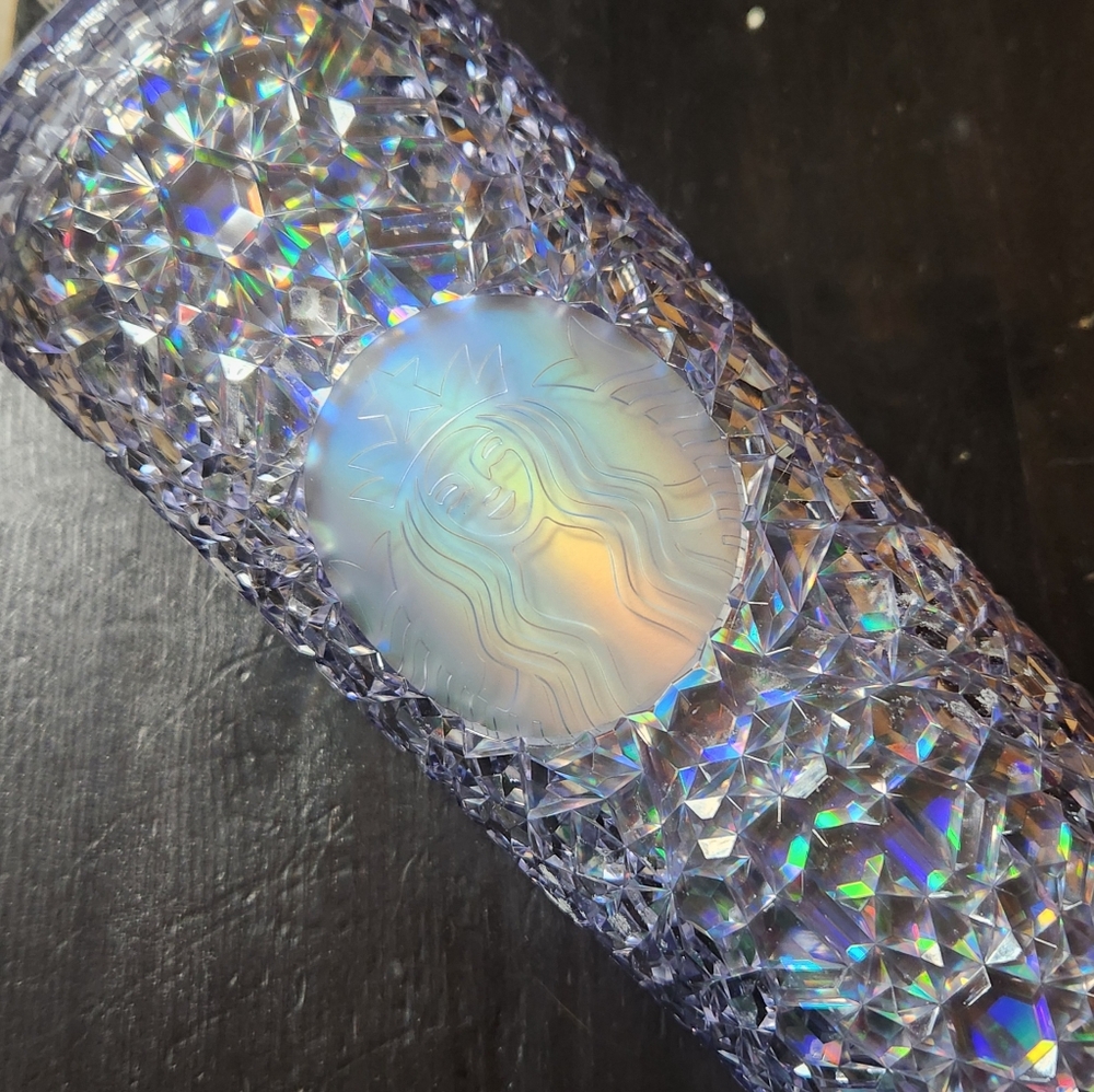 Starbucks NWT Iridescent Textured 24 Oz Tumbler - Picture 2 of 2